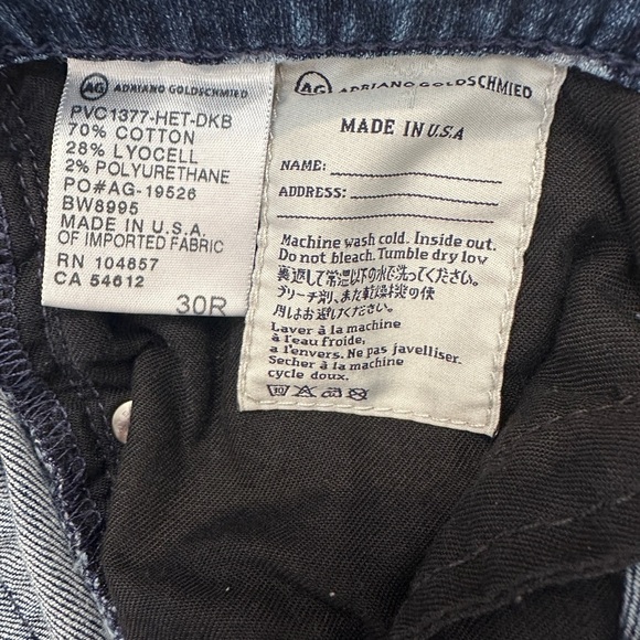 AG Adriano Goldschmied The Stevie Ankle straight leg Jean - Picture 7 of 7